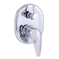 Ruby Wall Mixer Diverter Chrome