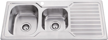 Eden 1 & 3/4 Bowl Single Drainer Sink RHB  1080mm