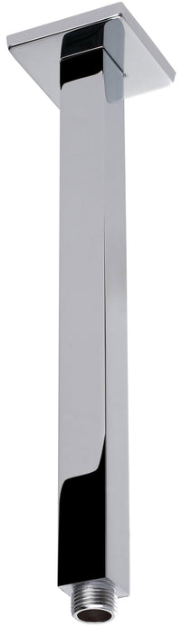 Square Shower Arm Vertical  Chrome 610mm