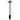 Square Shower Arm Vertical  Chrome 210mm