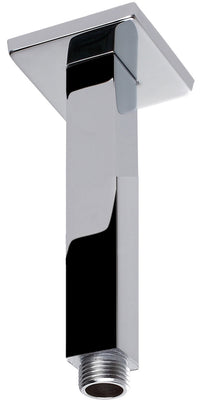 Square Shower Arm Vertical  Chrome 100mm