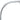 Round Shower Arm Horizontal Chrome 400mm