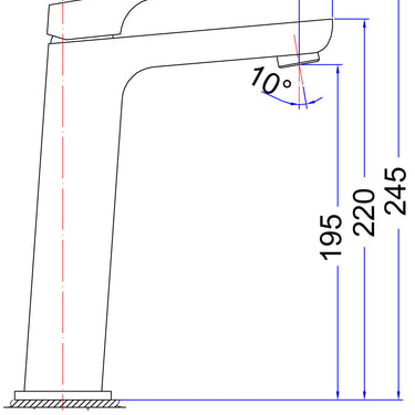Eden Basin Mixer High Rise