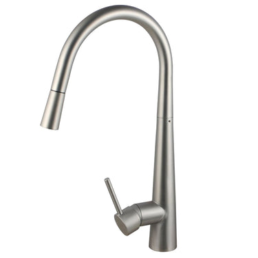 Brushed Nickel - Pull Out Kitchen Mixer 420