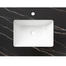 Rock Plate Stone 600x465x15 Empire Black - with Undermount Basin - 12 O'clock Taphole