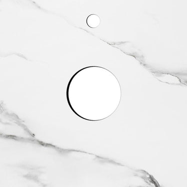 Rock Plate Stone 600x465x15 Mont Blanc - Above Counter 12 O'Clock Taphole