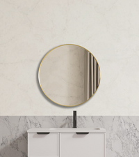Vetra Aluminum Framed Mirror 5mm Copper Free with Safety Film 600/700/800 VRFM600/700/800-MB/BG/BN/GM