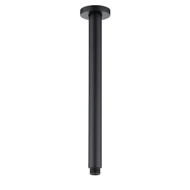 Matte Black - Vetto Ceiling Shower Arm Round 300mm