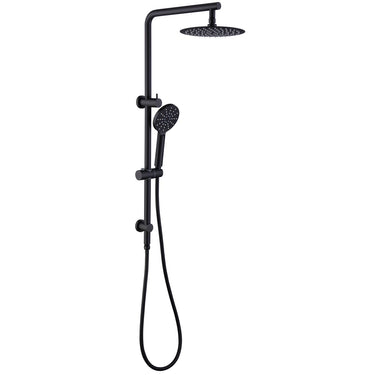 Matte Black - Vetto Twin Shower Combo Top Inlet