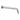 Vetto Wall Shower Arm Round 400mm Chrome Straight