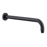 Matte Black - Vetto Wall Shower Arm Round 400mm