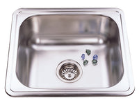 Single Bowl Abovemount Sink  490mm